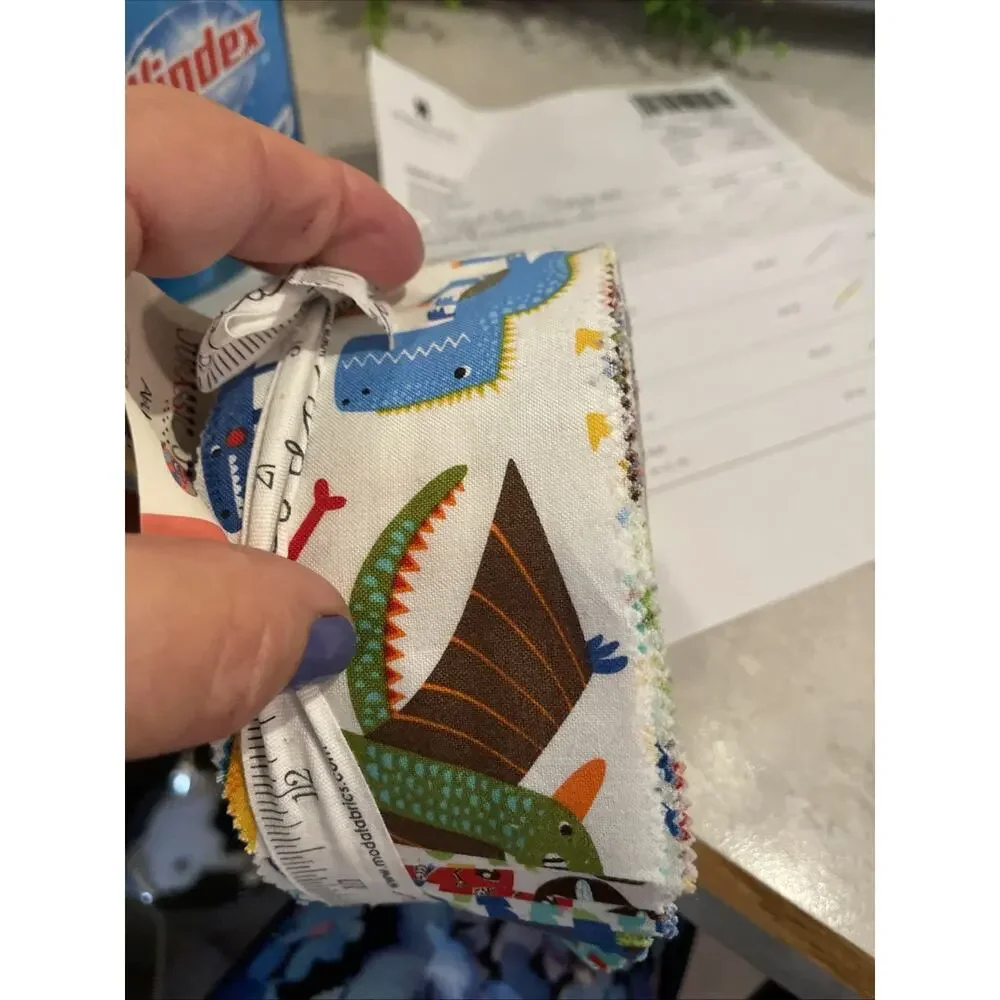 RARE HTF Discontinued Moda Jurassic Jamboree Jelly Roll 2.5